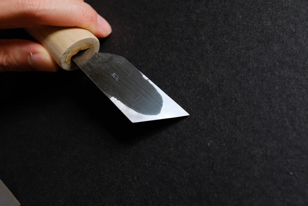 Signature skiving knife - Angled bevel - JunLinLeather